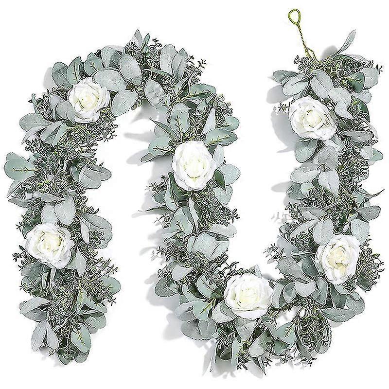 6.7ft Eucalyptus Garland With ,for Wedding Table Mantle()
