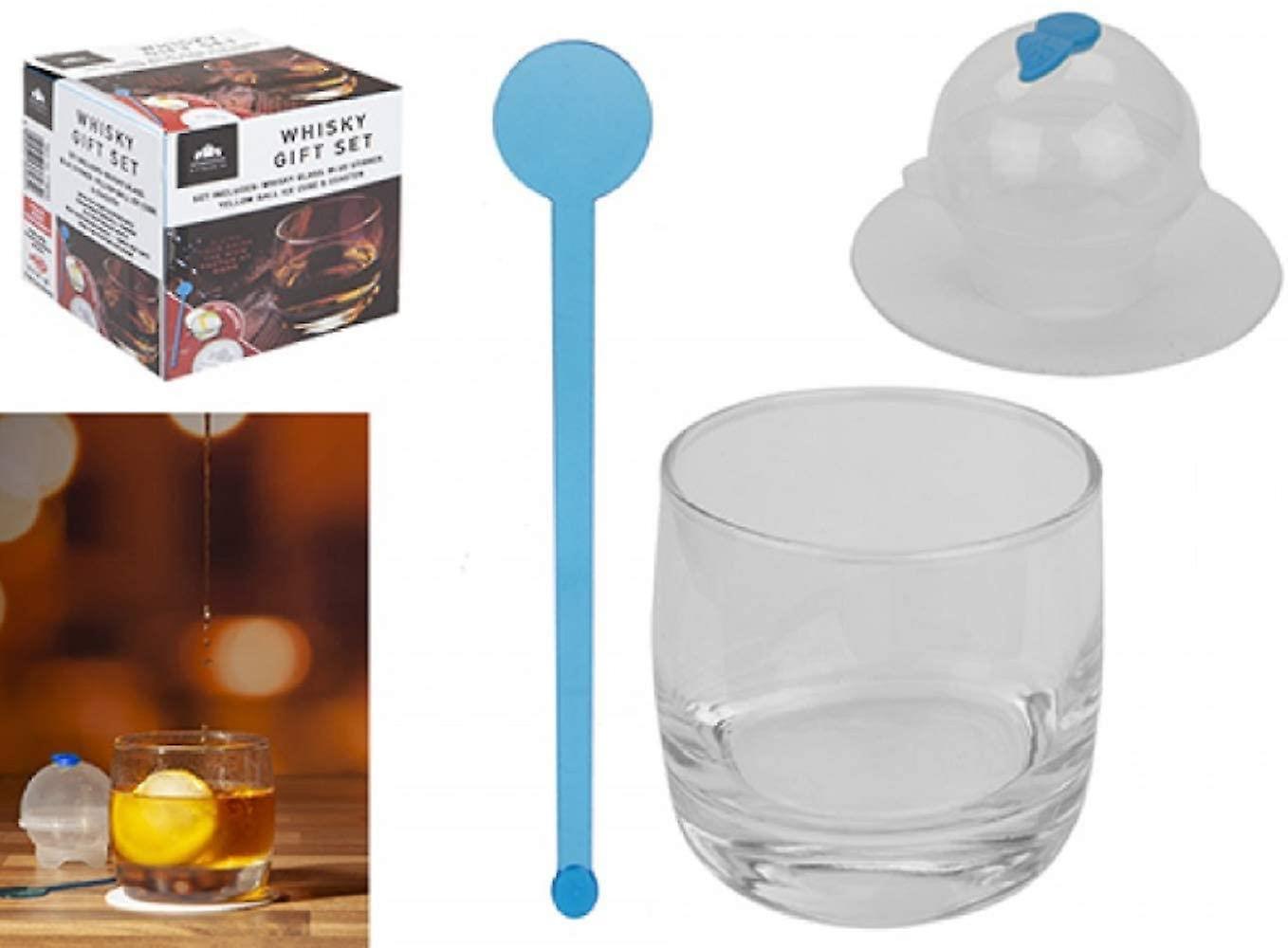 Kensington Giftware Whisky Gift Set Glass & Accessories