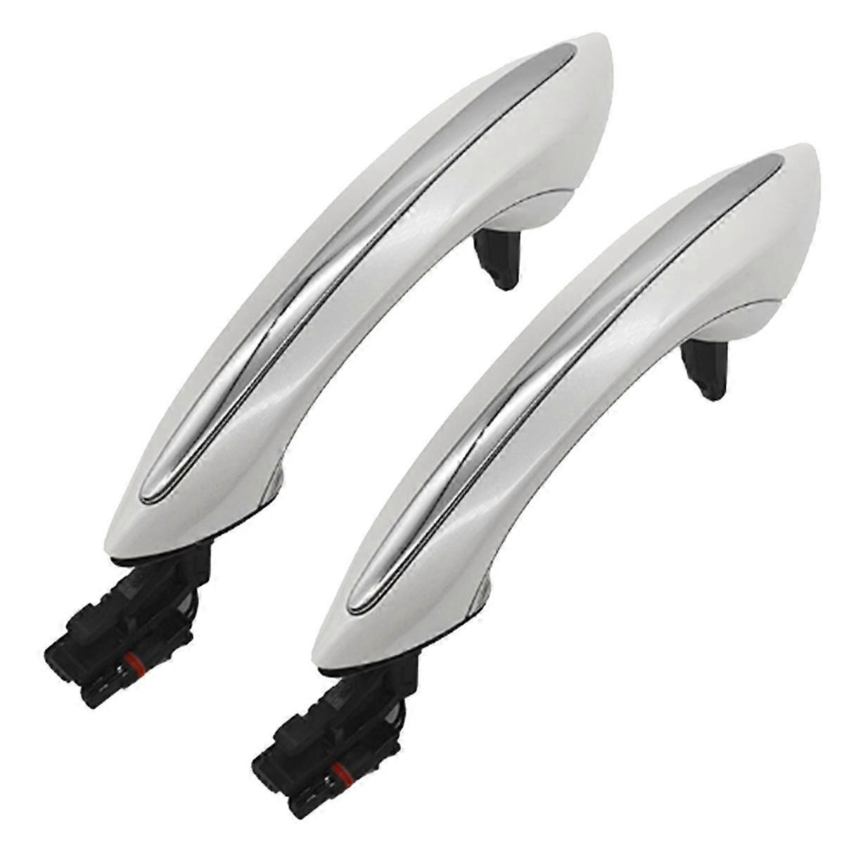 Car Rear Exterior Comfort Access Door Handle for 5 Series F18 GT F07 7 Series F02 51217231933 White