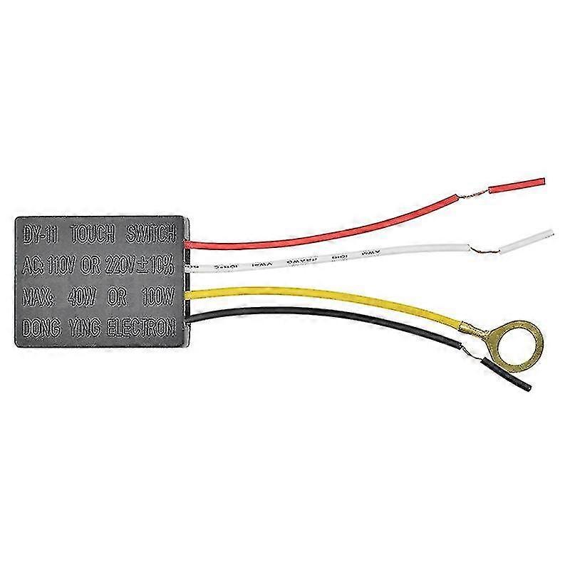 Table Lamp Module Control Sensor, Universal Touch Lamp Light Dimmer Switch Control Sensor For Bulbs Lamp Switch(2pcs, Black)