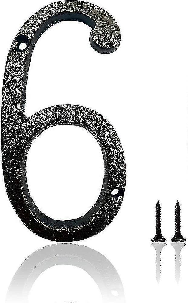 5.5 Inch House Numbers, Cast Iron House Numbers For Outside, Address Numbers For