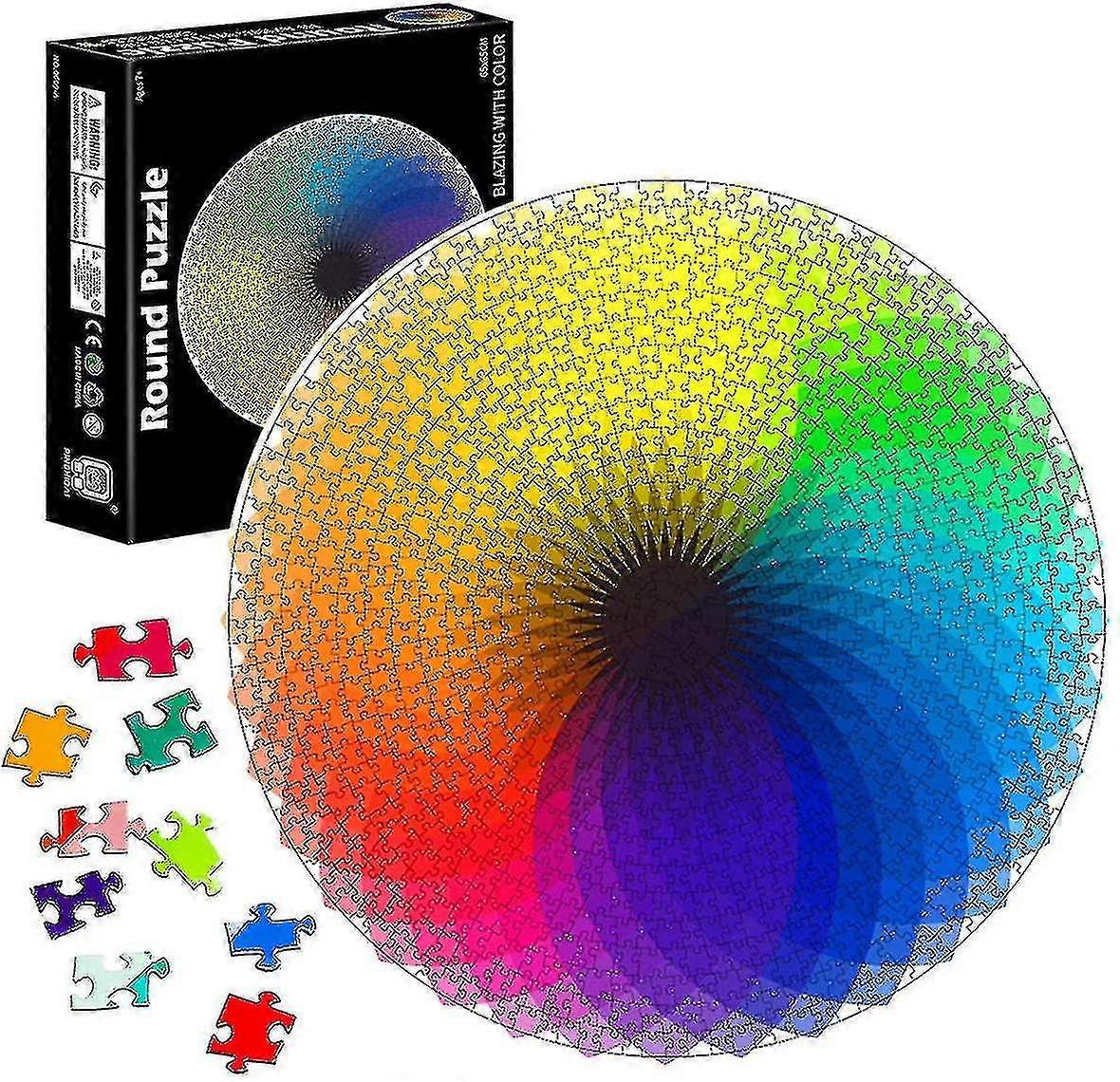 - 1000 Piece Puzzle, Round Puzzle, Jigsaw Puzzle