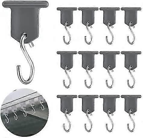 12 Pieces Rv Awning Hooks, Awning Fixing Hooks, Rv Awning Accessories, S-shaped Hook