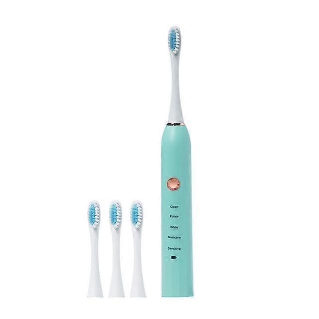 Rechargeable Black White Sonic Teeth Brush-Pink