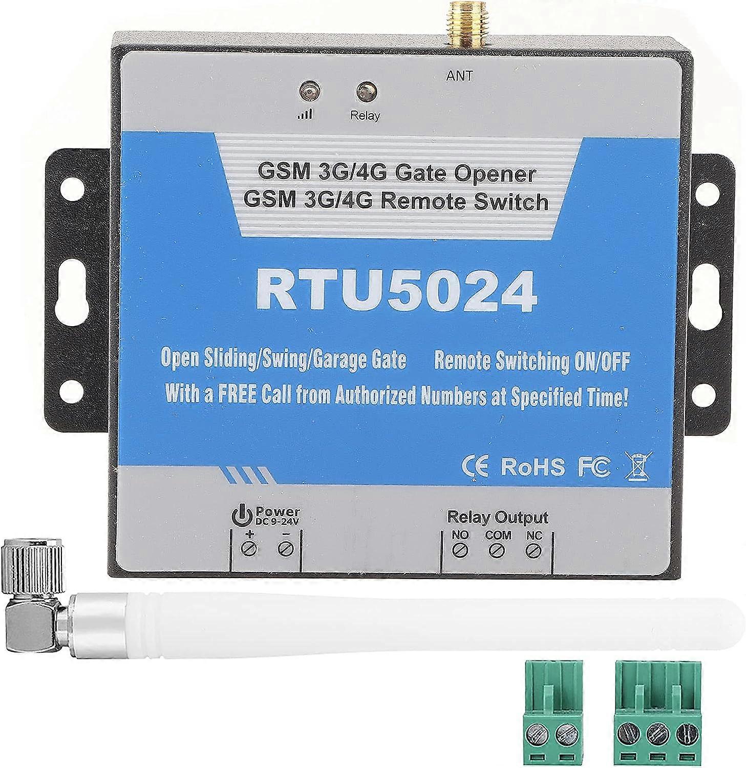 RTU5024 GSM Gate Opener 4g GSM Gate Opener RTU5024 Mobile Phone Access Controller Remote 4g GSM gate Control Switch 4g GSM Relay Switch