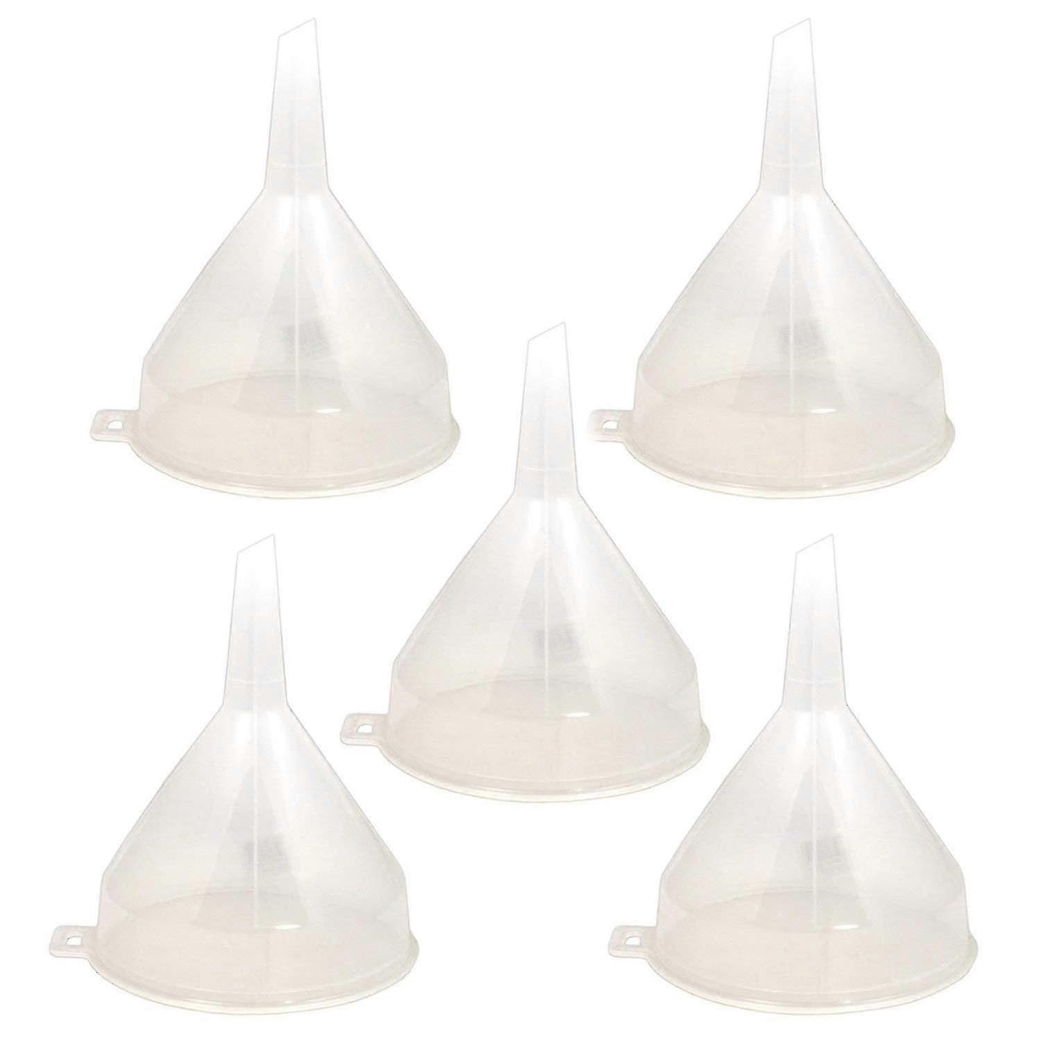 Clear Plastic Funnel For Bottle Filling,essential Oils,arts Crafts Supplies,science Laboratory Chemicals (5)