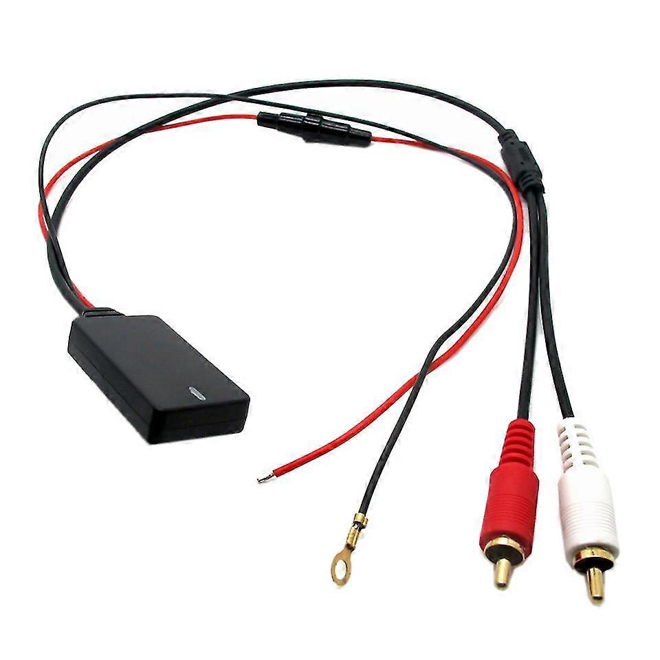 Universal Bluetooth Aux Receiver Module 2 Rca Cable Adapter Car Radio Stereo Wireless Audio Input M