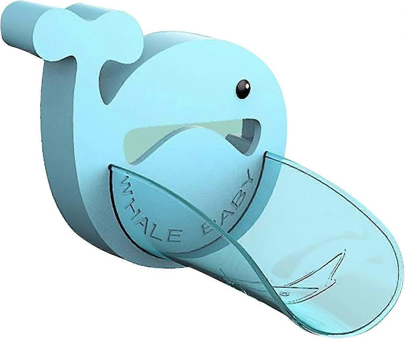 Whale Faucet Extender For Toddlers Blue