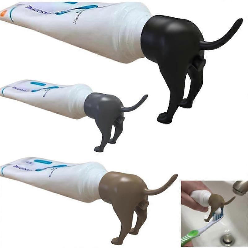 Dog Butt Toothpaste Topper, Funny Toothpaste Dispenser, Toothpaste Topper Toothpaste Cap, Toothpaste Squeezer, Creative Toothpaste Dispenser Cap Gift