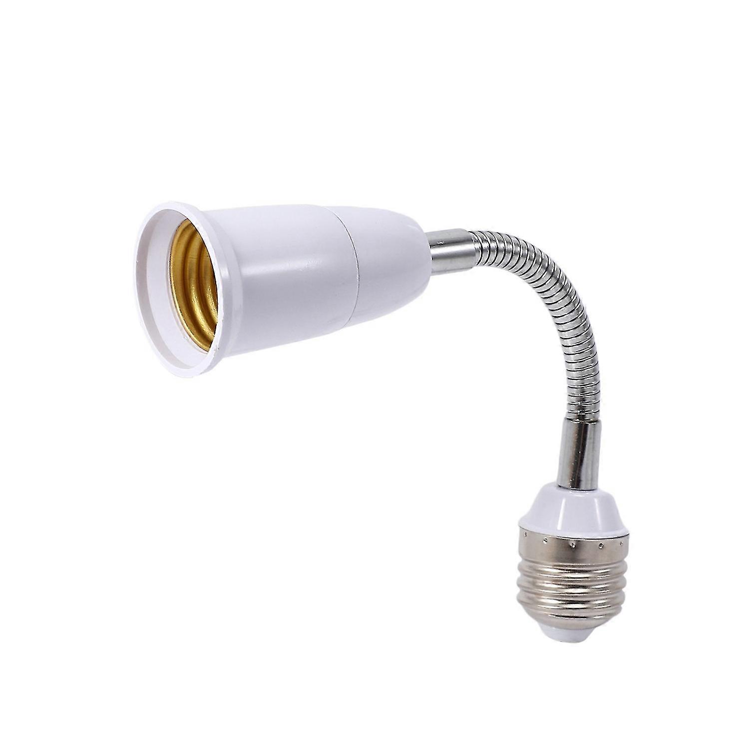 Led Light Bulb Lamp Holder Converters Adapter Flexible E27 To E27 20cm Length Flexible Extend Socke