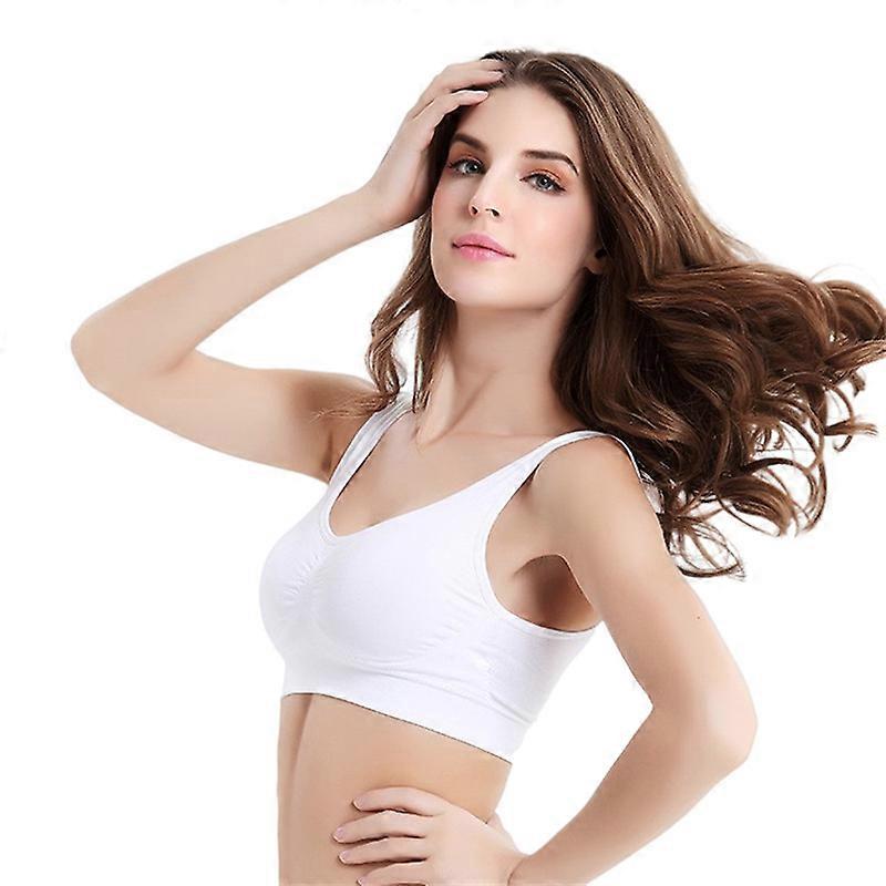 3-PackWomen's Shirred Front Sport Bra With Removable Pad