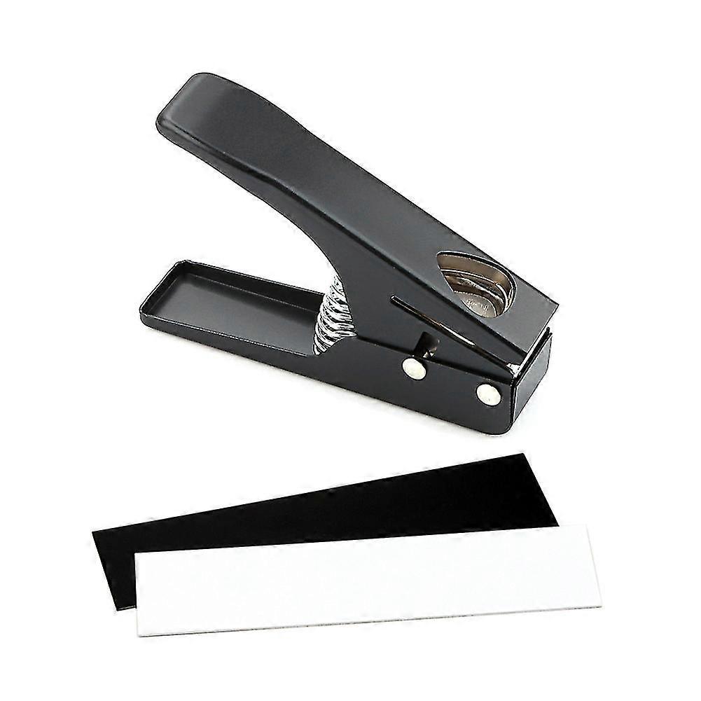 Guitar Pick Punch Pick Maker Guitar Pick Cutter With 2 Pick Strips Sheet For Guitar Pick Making Tool