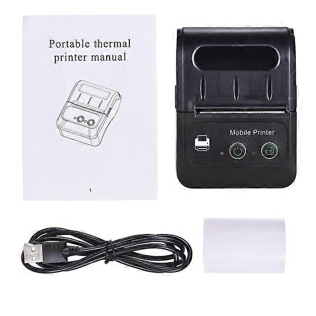 Portable Phone Thermal Receipt Printer 58mm Mini Size To Carry On Works With Android &amp; Ios Handheld Wireless Bluetooth