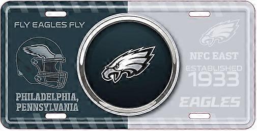 Placa de Licença Bullseye da NFL Philadelphia Eagles