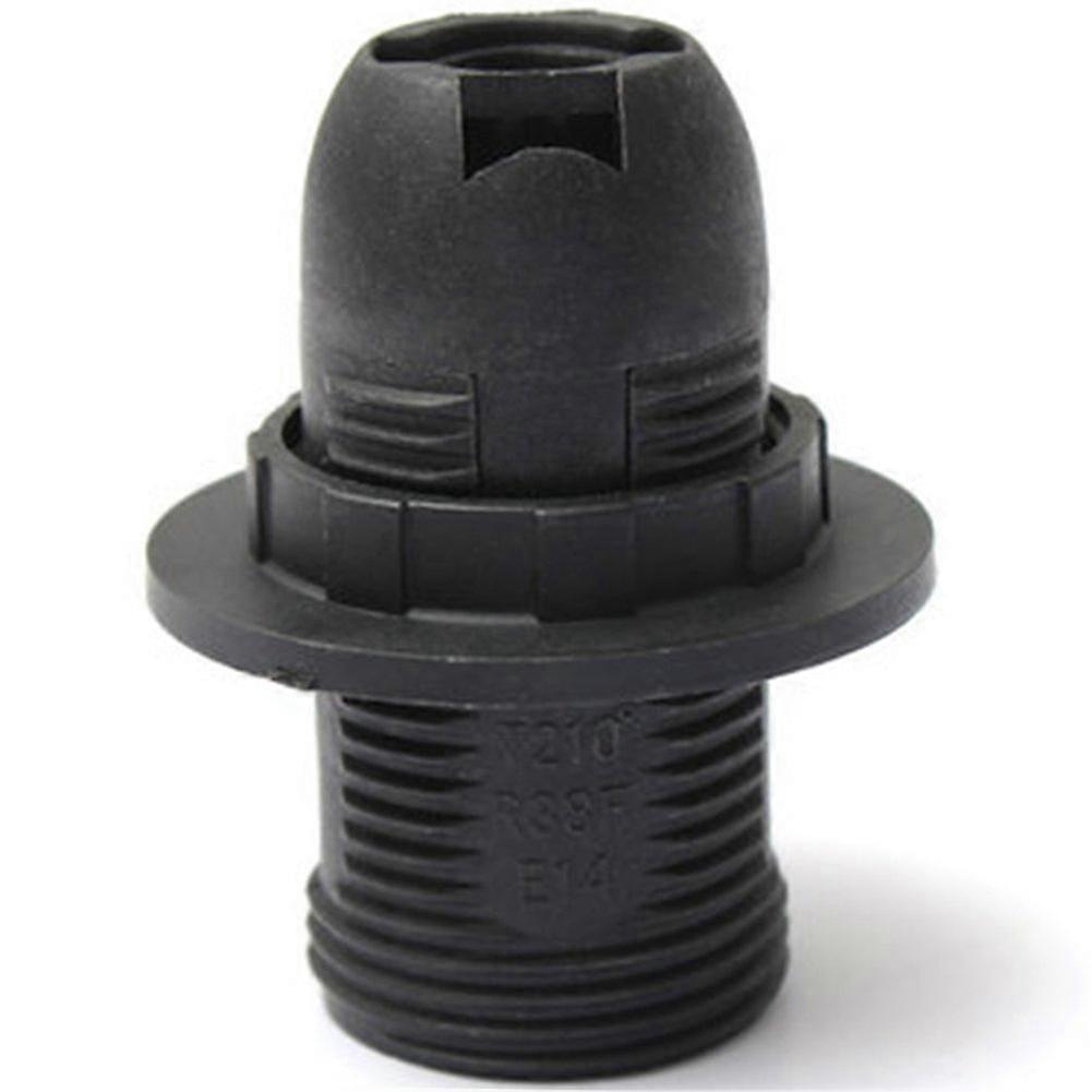 1 x Portalámparas E14, Portalámparas de tornillo, Blanco Edison Tornillo E14 Portalámparas Portalámparas Colgante Casa Dormitorio C