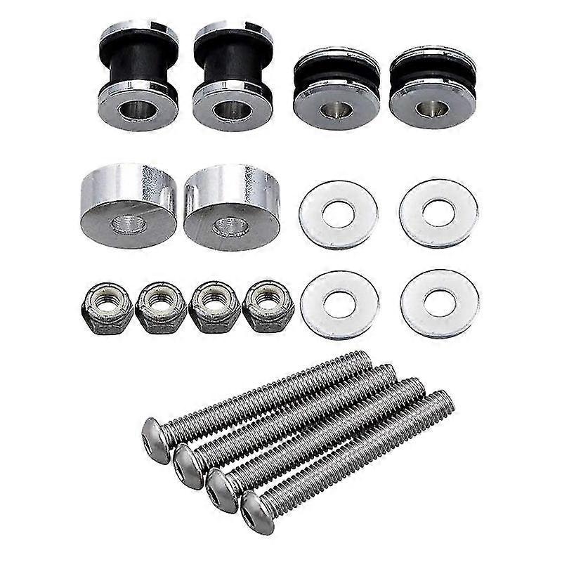 Motorcycle Sissy Bar Luggage Rack Docking Hardware Kit for 1984-2017 Softail Low FLSTC FXST