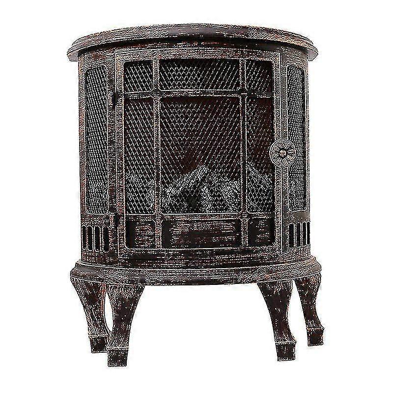 Sterose電気暖炉ストーブヒーター炎効果ライトクリスマスオーナメントホームデココール暖炉Xxf