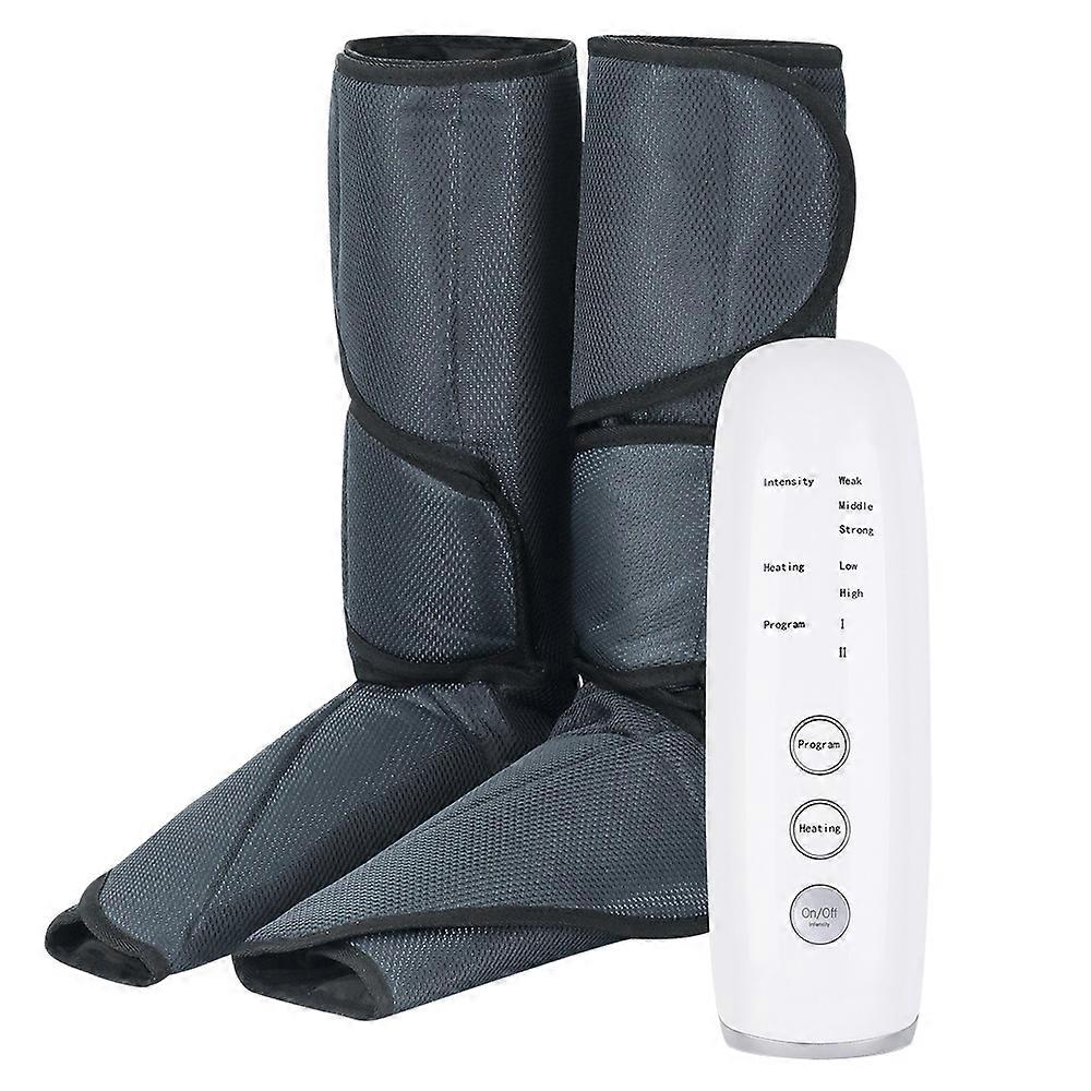 Leg Massager with Heat Air Compression Massage for Foot & Calf Helpful for Circulation Muscles Relaxation 3 Intensities 3 Modes
