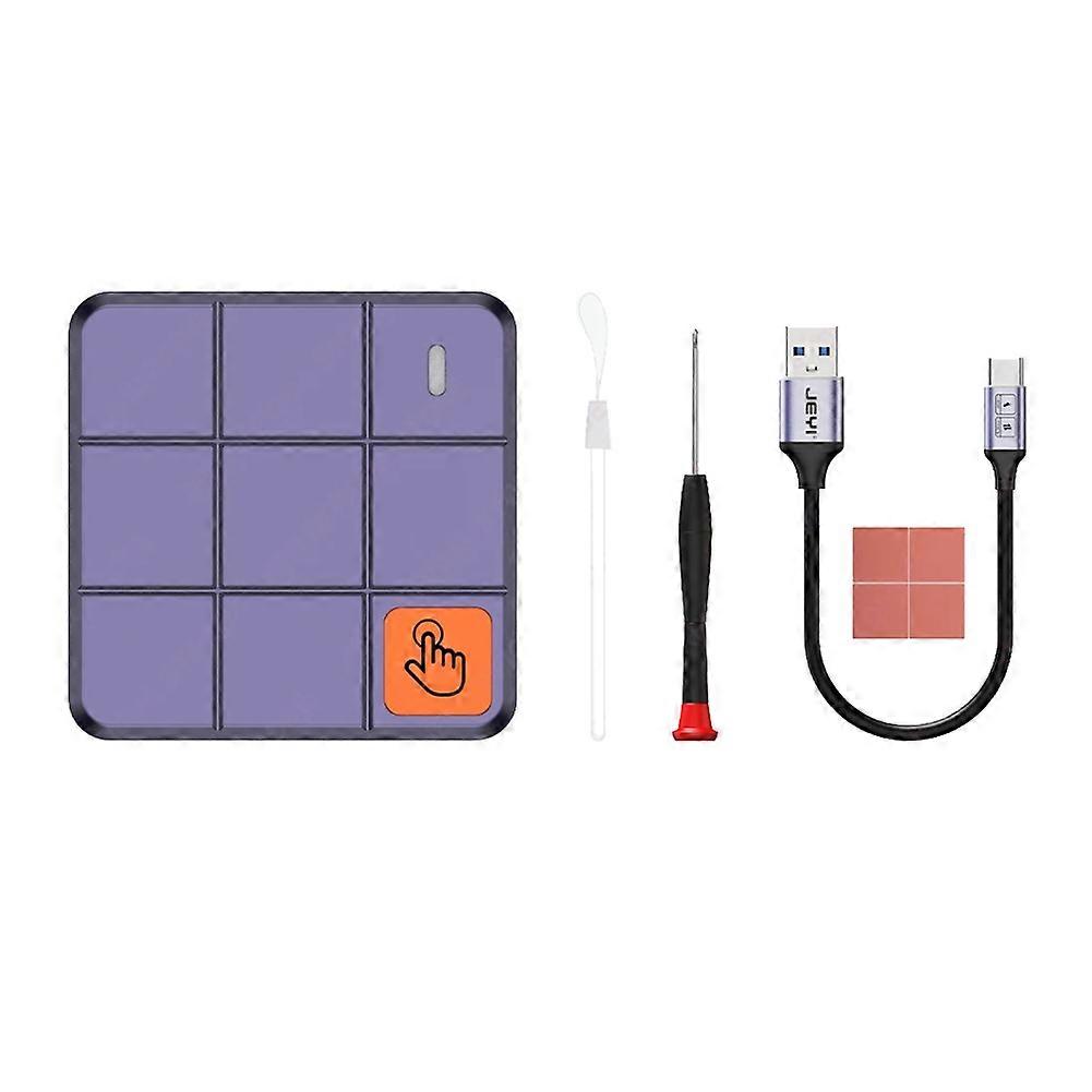 2230 M.2 NVMe Solid State Drive Case Enclosure with Touch Control, USB3.2 GEN2 10Gbps PCIe SSD Case