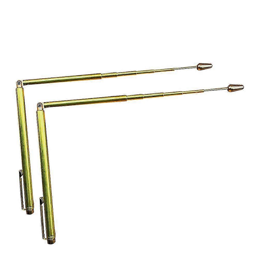2pcs/set Dowsing Rods Durable Brass Tools Water Detector Measuring Instruments Easy To Carry And Stretch 57cm Long