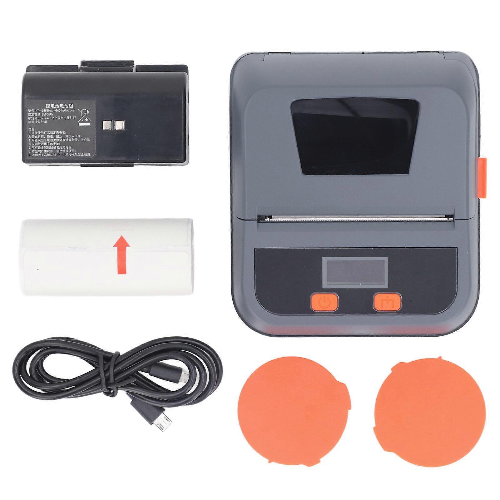 Wireless Label Printer IP54 Waterproof Portable Bluetooth 80mm Thermal Receipt Printer