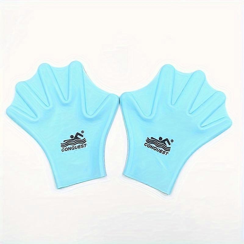 1 Pair Swimming Gloves, Diving Webbed Gloves, For Swimming, Water Sports Training