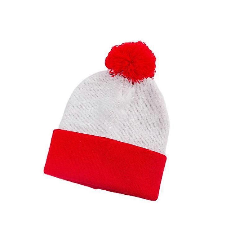 (56-58cmbright red Knitted hat