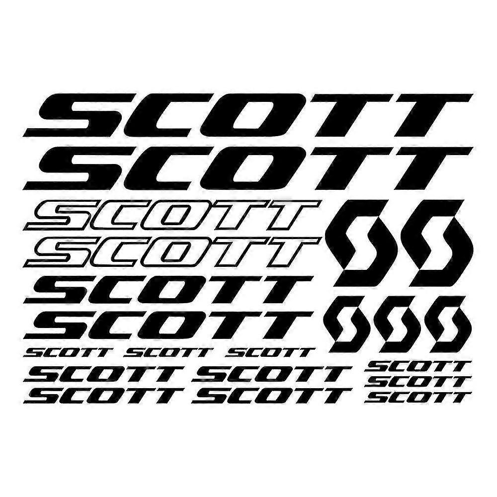 Scott Bike Frame Stickers Decals Sheet