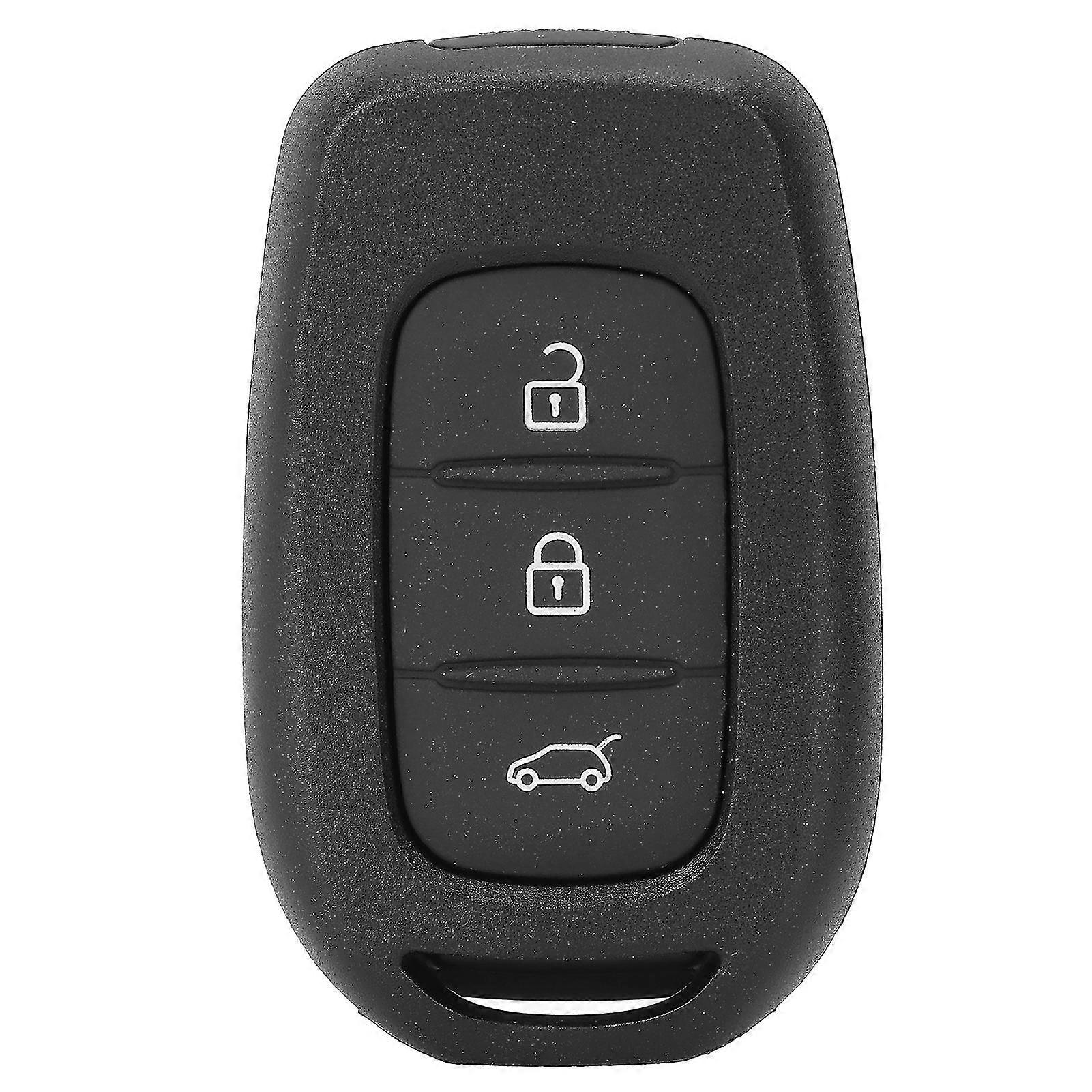 Smart Car Key Shell Case - Lightweight Replacement Remote with 3 Buttons (No Electronic Internals)