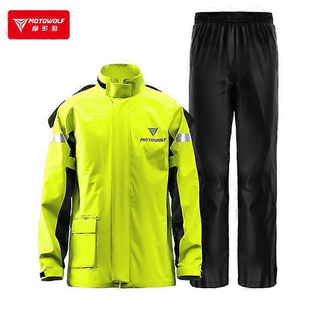Waterproof Motorcycle Rain Suits Set Motorcyclists Rain Rain Suits Biker Rain Suit Reflective Motorcycle Rain Gear