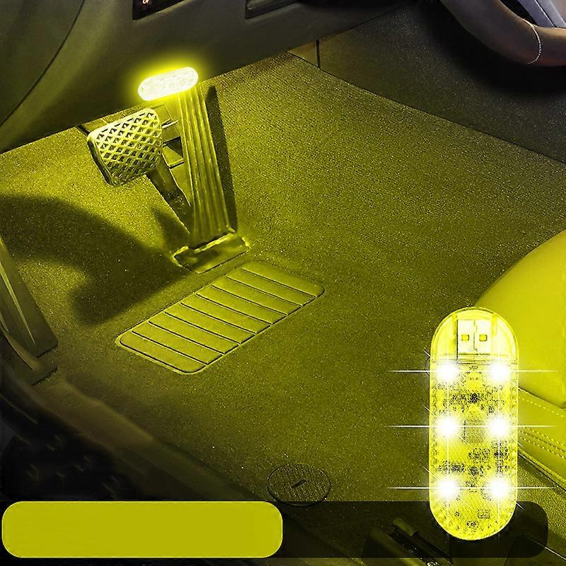 High Brightness LED Touch car light USB Charging Interior car lighting Magic Sticker Ambient Lamp With Strobe Mode For Multi-color