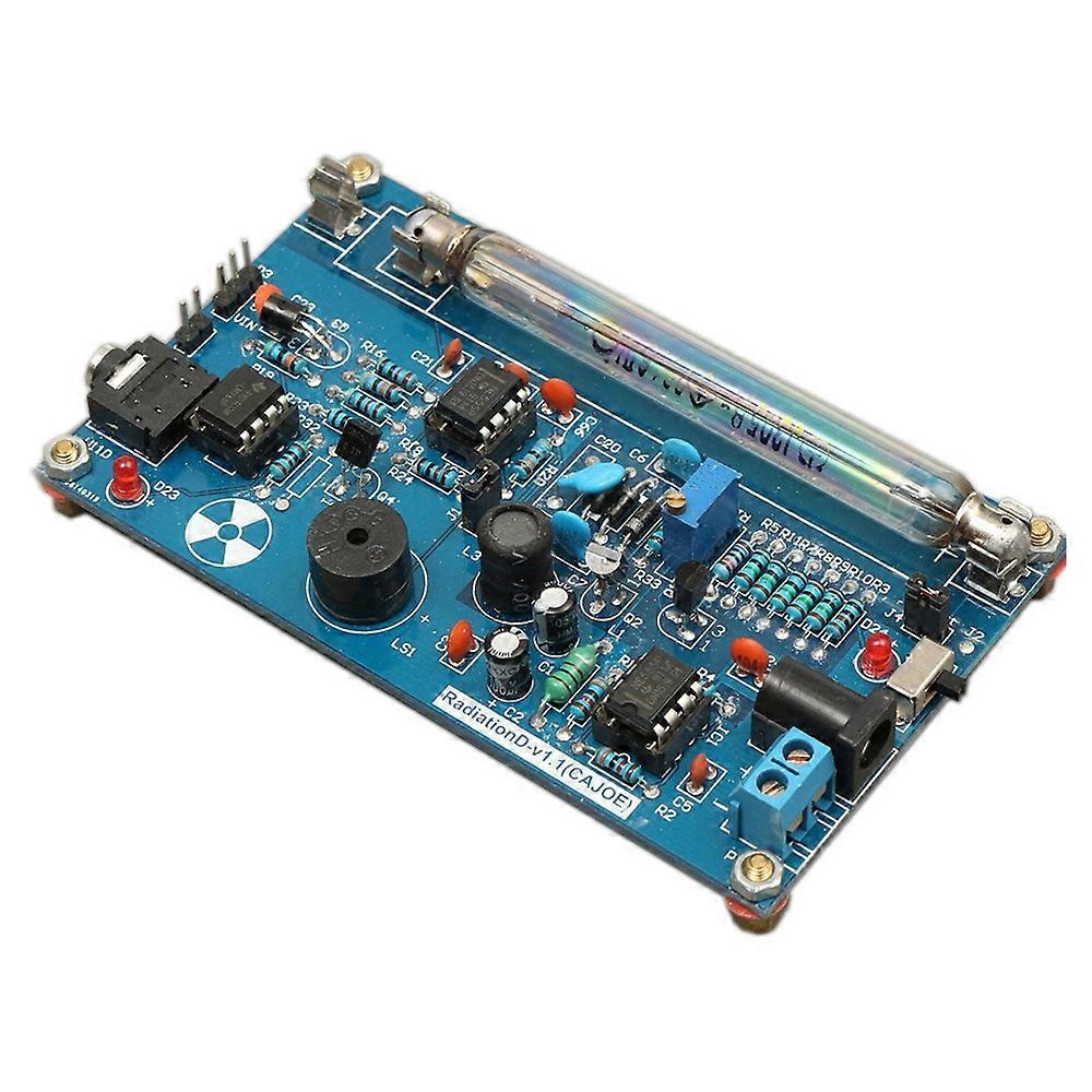 DIY Assembled Geiger Counters Kit Geiger Counter Module Miller Tube GM Tube Nuclear Radiation Detector With Sound Light Alarm