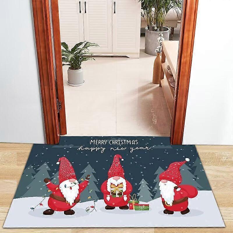 Non-Slip Crystal Velvet Water-Absorbent Entry Rug Floor Mat in Multiple Sizes and Colors for Home Use