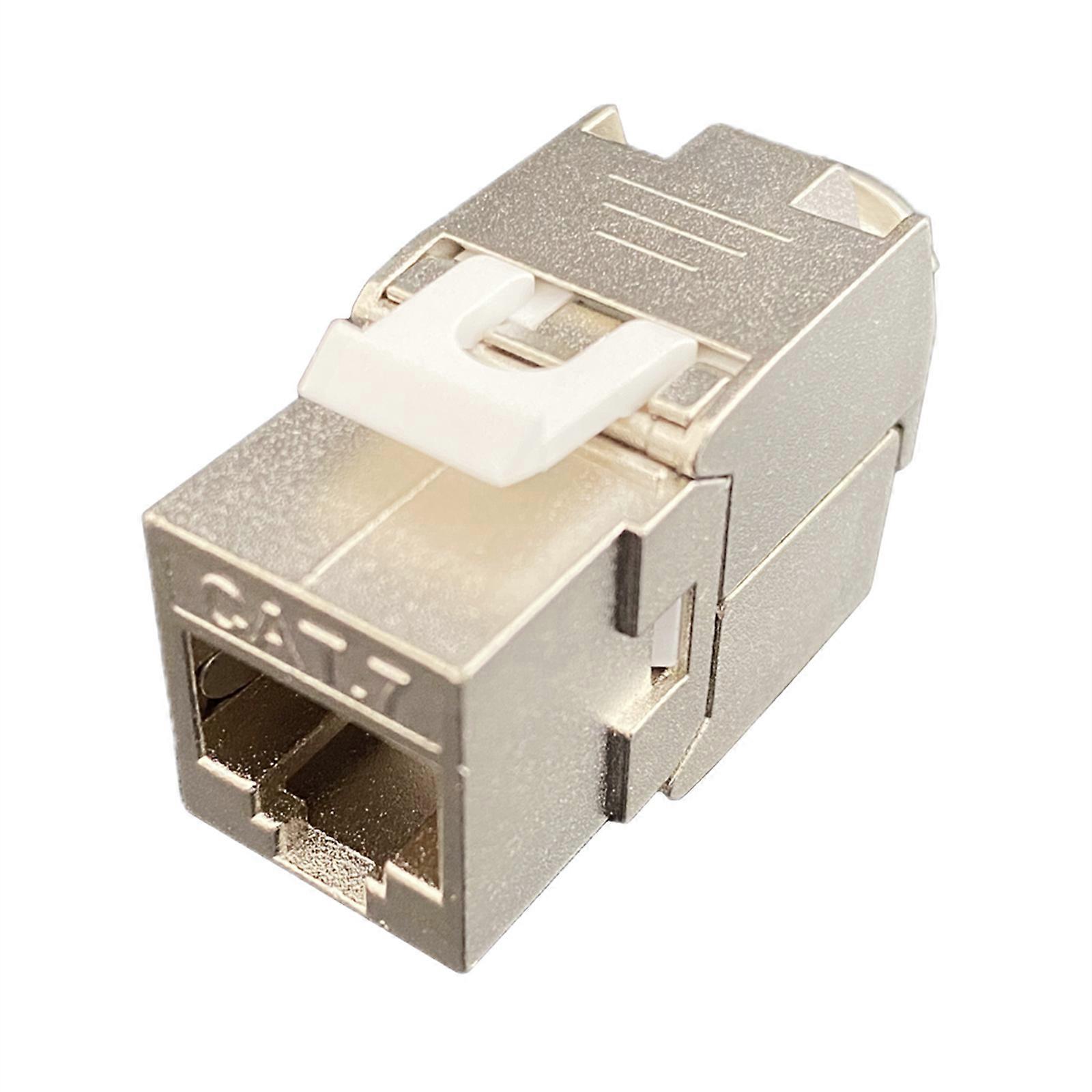 RJ45 CAT6 Tool-Less STP Shielded Keystone Jack Module Cat7 CAT6A CAT6 Coupler