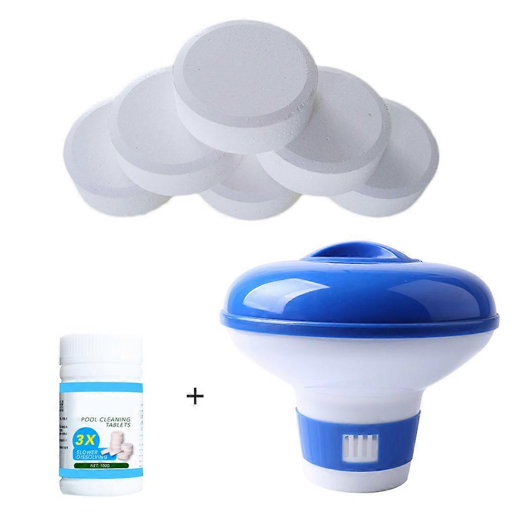 Comprimés Chlore Comprimés Chimique Floater Chlore Brome Tablets pour piscine