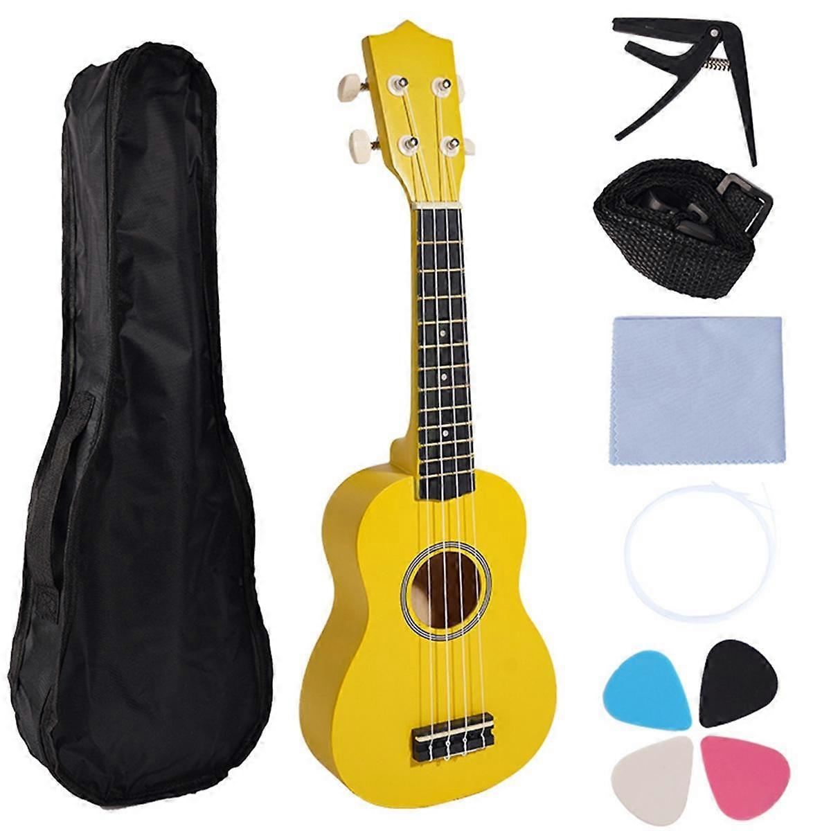 C 21-Inch Mini Ukulele, Entry-Level for Beginners, Four-String Small Guitar, Children'S Musical Instrument