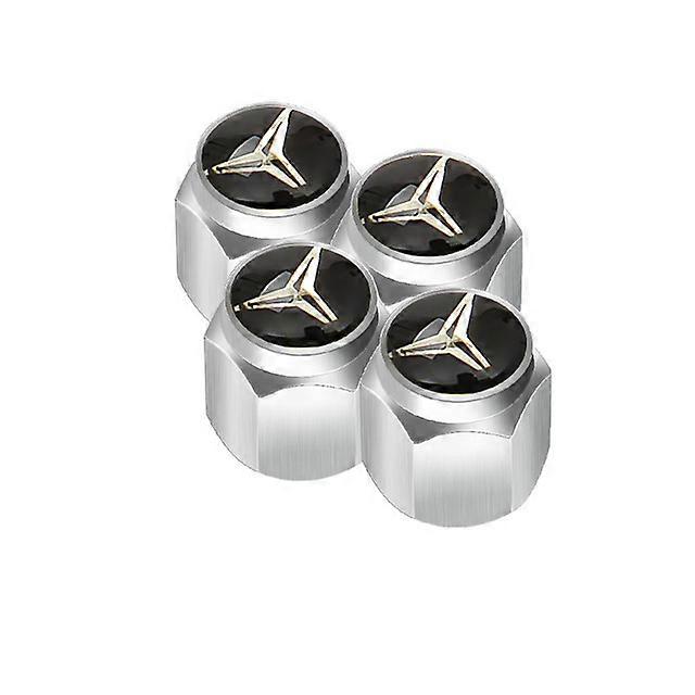 4pcs Alloy Car Wheel Tire Air Valve Caps Stem Cover for CLK CLA GLB GLE GLC W204 W212 W211 W124 W210 W213 W177 Auto Accessories