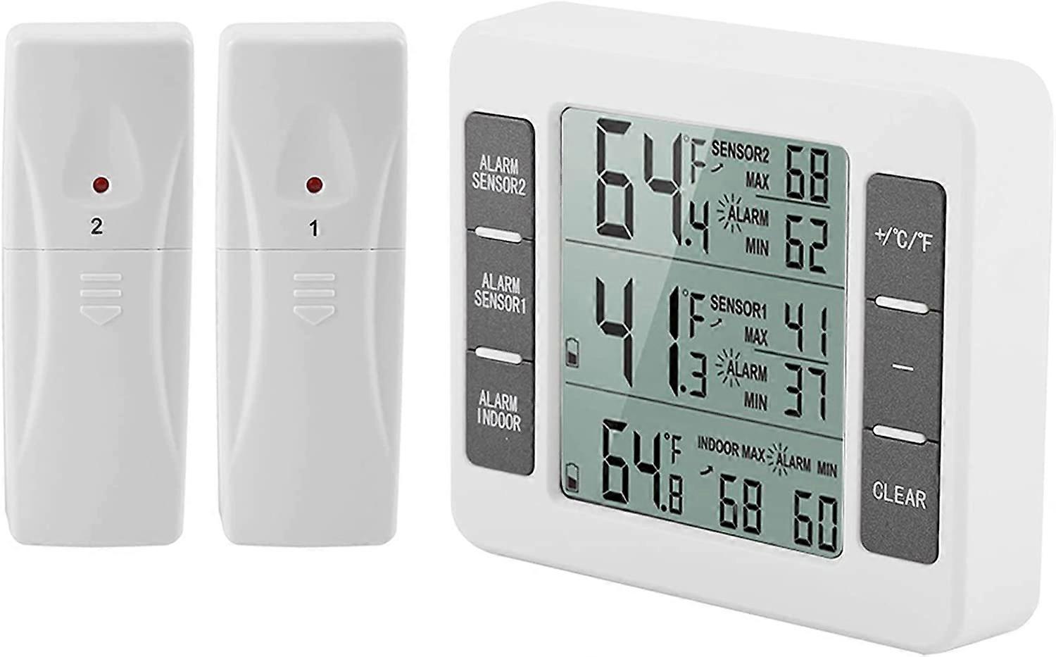 Digital Thermometer with Hook and LCD Display