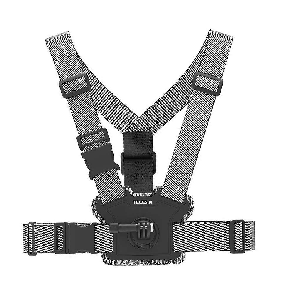 Chest Strap Mount Front Rear Holder Adjusttable for GoPro 11 10 9 8 7 6 Insta360 DJI Osmo Action 2 Camera Accessories