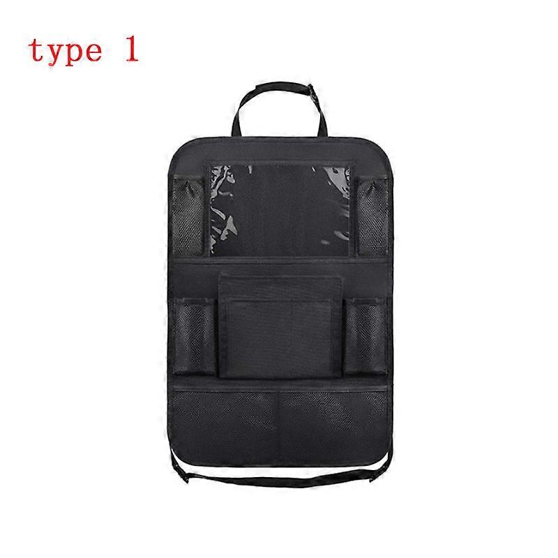 2022 Car Universal Seat Back Organizer Multi-Pocket Storage Bag Tablet Holder Automobiles Interior Accessory Stowing Tidying