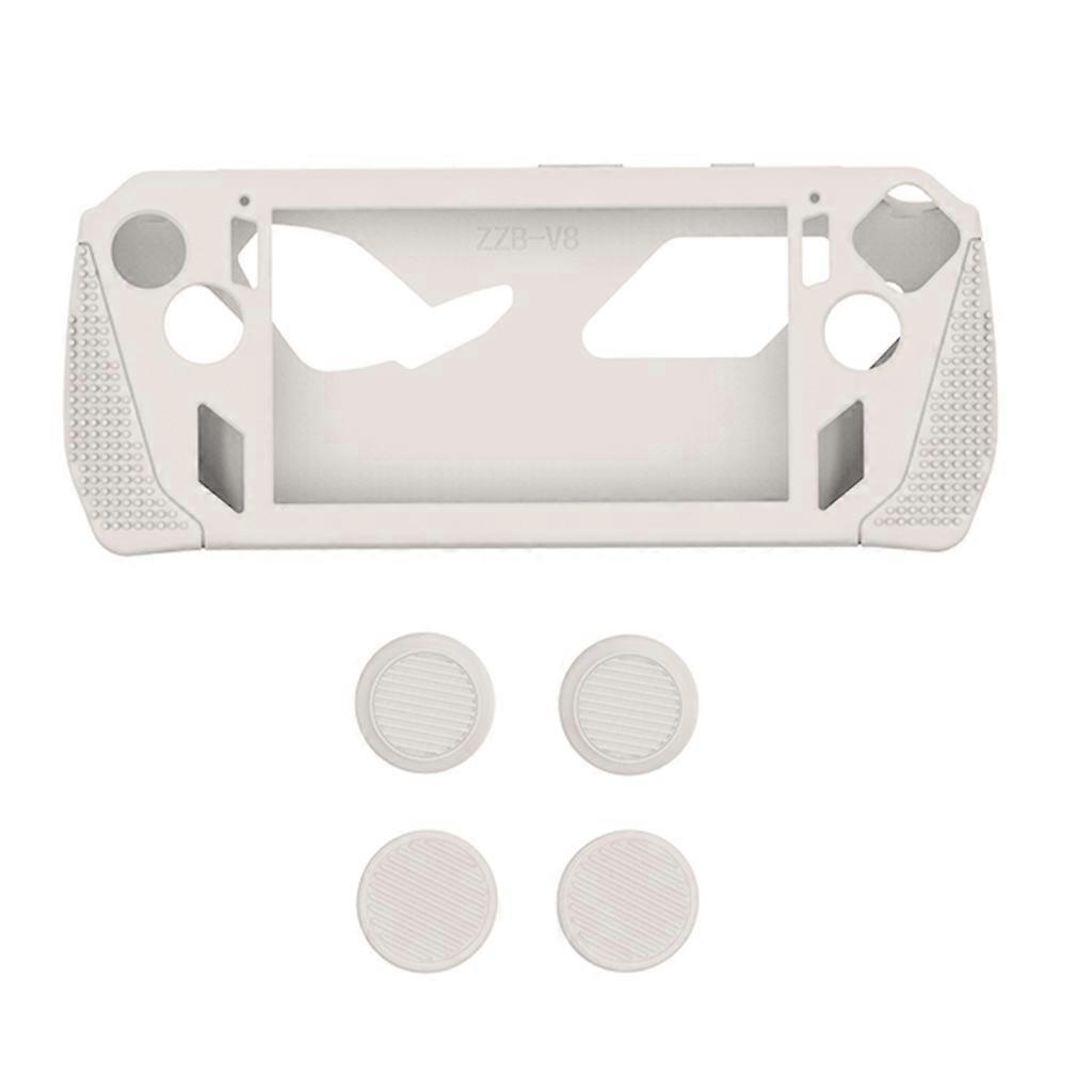 Console Housing Shell with Joystick Caps Game Machine Silicone Case Protector