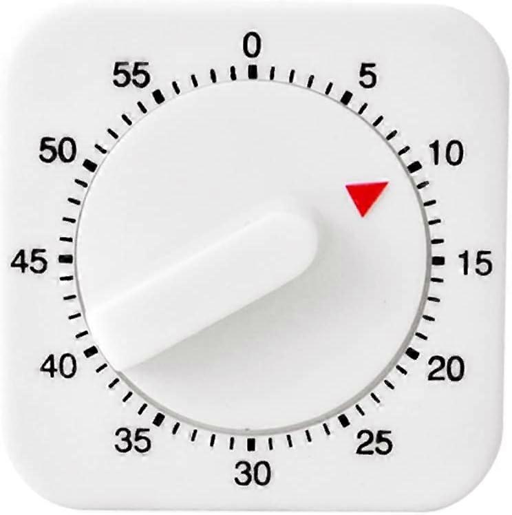 Wind Up Kitchen Timers,60 Minute Square Kitchen Mechanical Timer,Manual Clock Timer for Cooking Baking Exercise