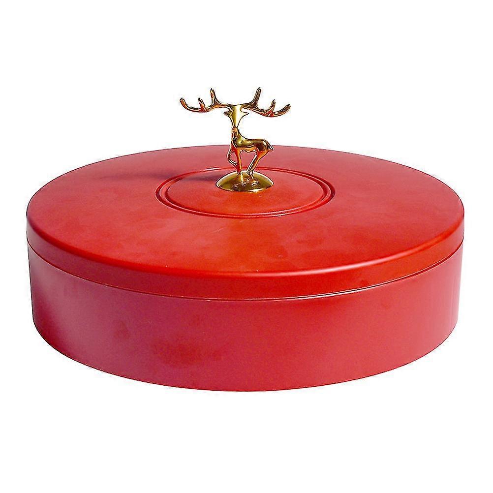 1pc Lid Snacks Box Dried Fruit Tray Snacks Serving Tray Nuts Storage Box