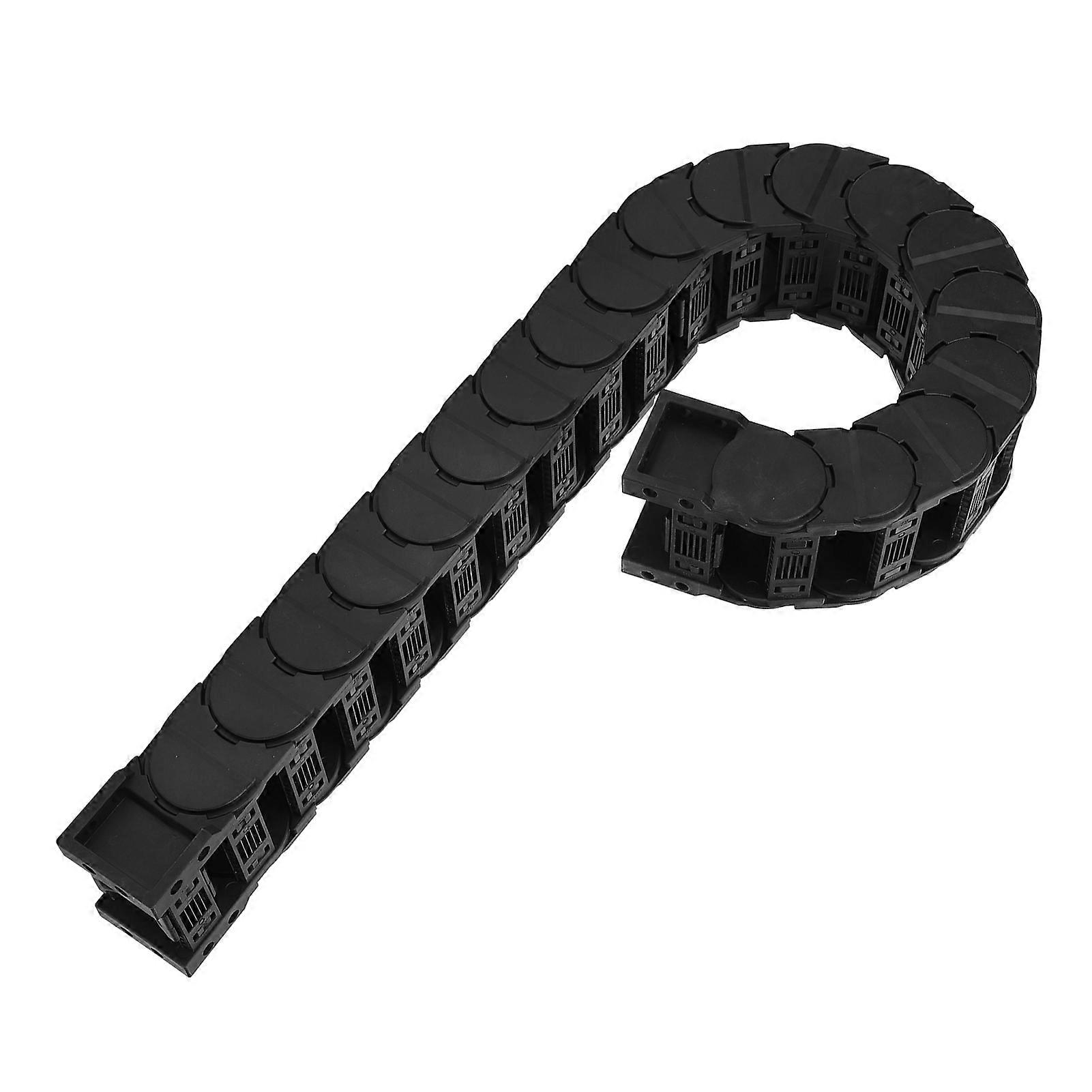 Low Noise Nylon Cable Drag Chain Wire Carrier - Detachable Assembly - 0.7 Meter - D30 x 38