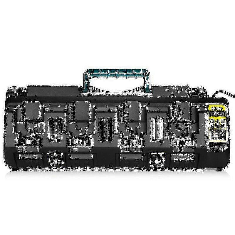 תואם Dewalt Dcb104 18v 54v Flexvolt Xr ארבע יציאות Li-ion מטען סוללה מהיר- @