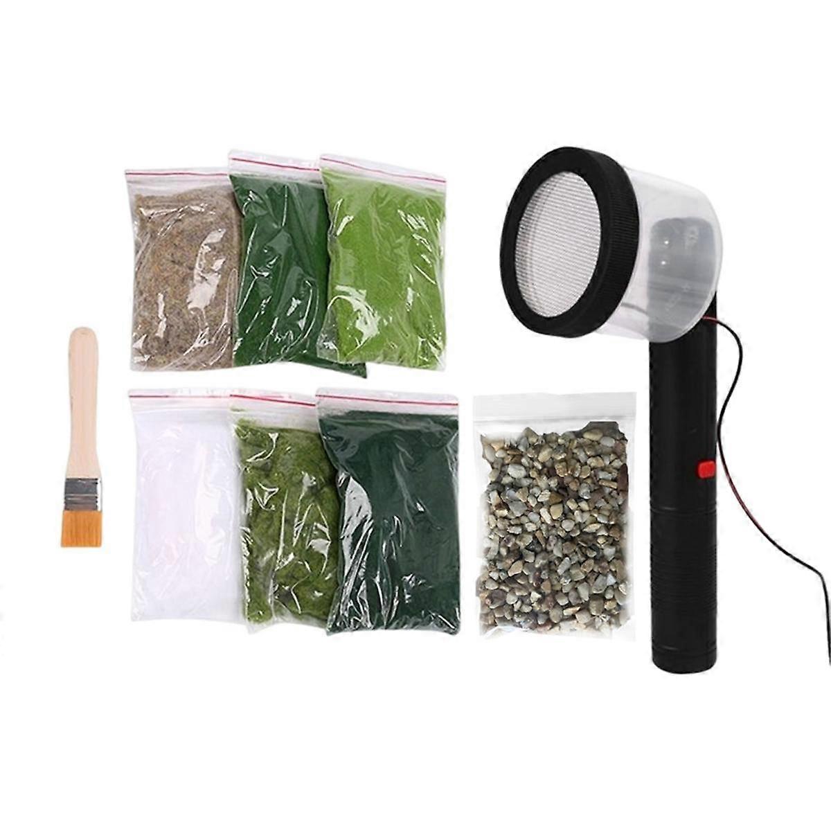 Portable Electrostatic Grass Planter Planter Handicraft Electrostatic Flocking Machine Sand Table DIY Tool