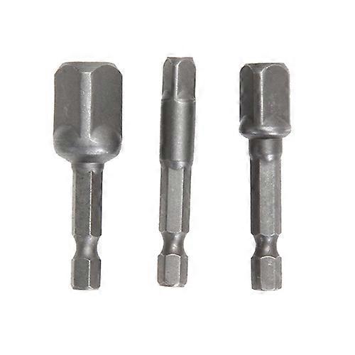 3Pcs Socket Adapter Drill BIts Set Hex Shank 1/4 3/8 1/2 inch Impact Driver Tool