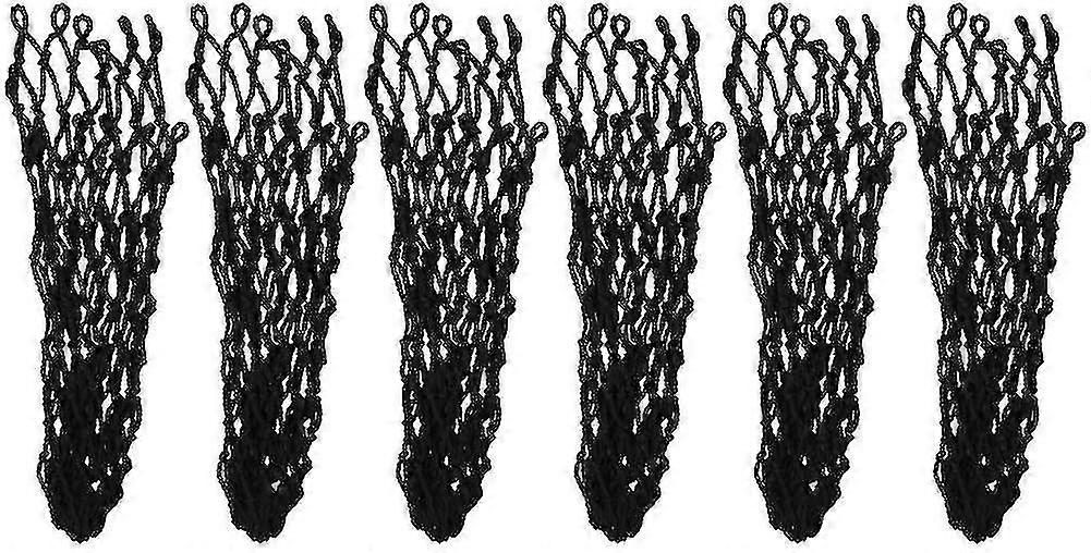 6pcs Billiards Net Pockets, Nylon Snooker Pool Table Bags Pockets Billiard Replace Mesh Pockets