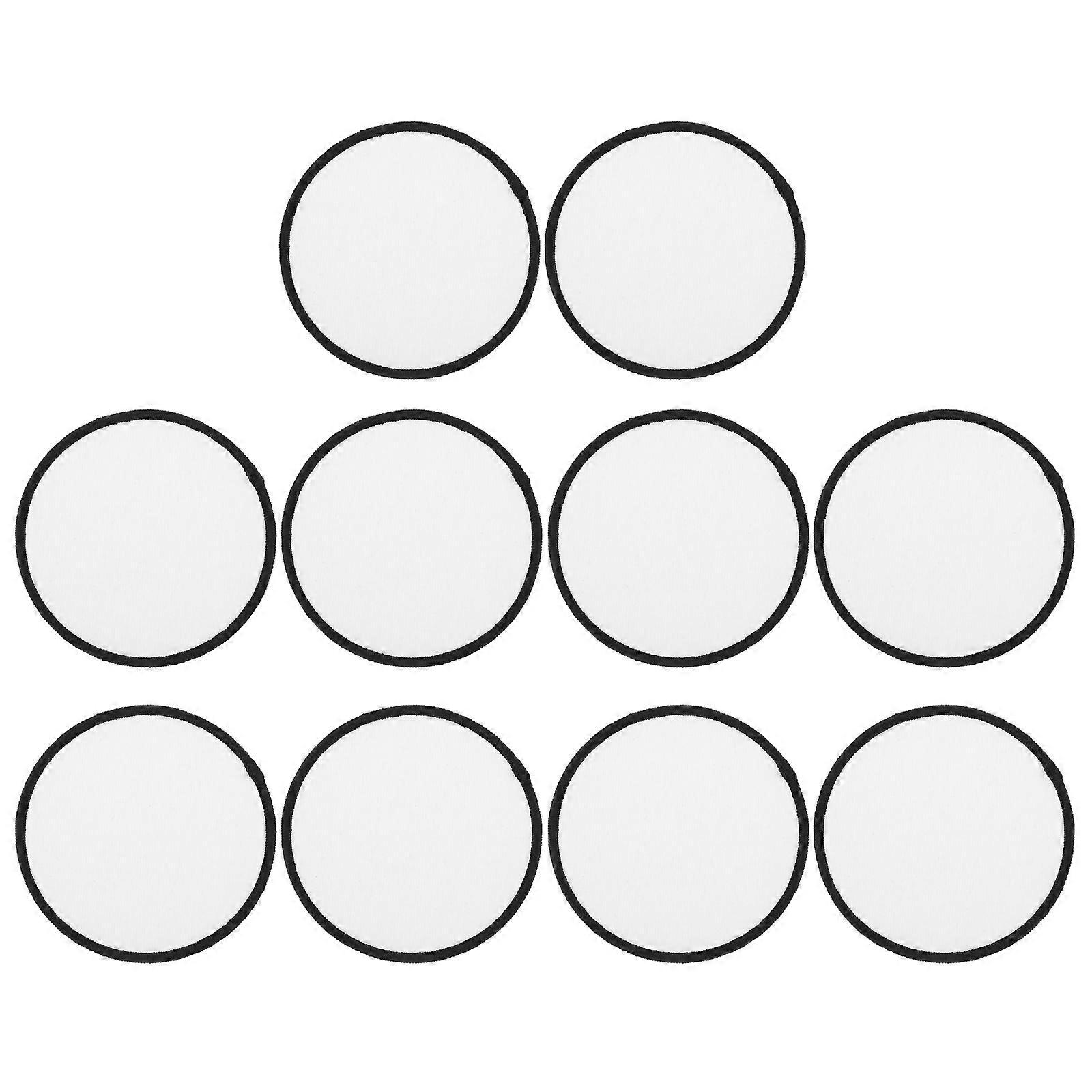 10 Pcs Blanknyc Vêtements Blank Sublimation Patchs Sublimation Patchs Blank Hats Heat Press Patchs Hat Patchs