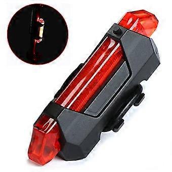 Feu arrière de vélo LED rechargeable USB, haute luminosité, étanche
